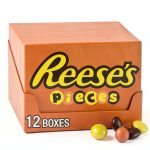 Reese's Pieces Peanut Butter Candy Bulk Case 12 Pack of 4 Ounce Boxes-0