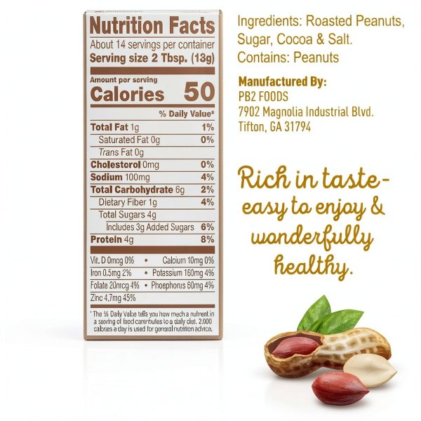 PB2 Powdered Peanut Butter 13oz Non GMO Vegan Low Carb-2